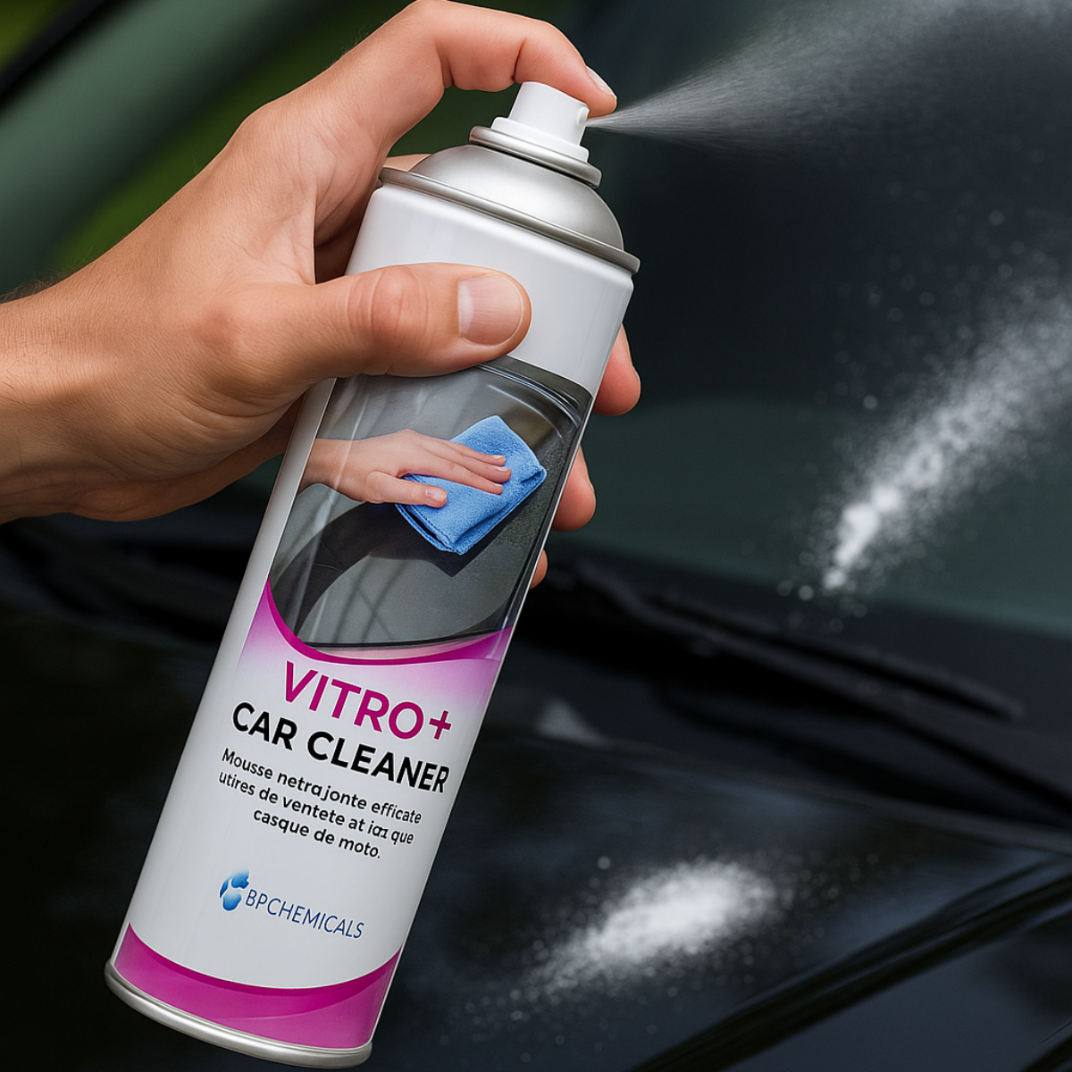 Vitro Car Cleaner Spray Mousse (Nouveau)